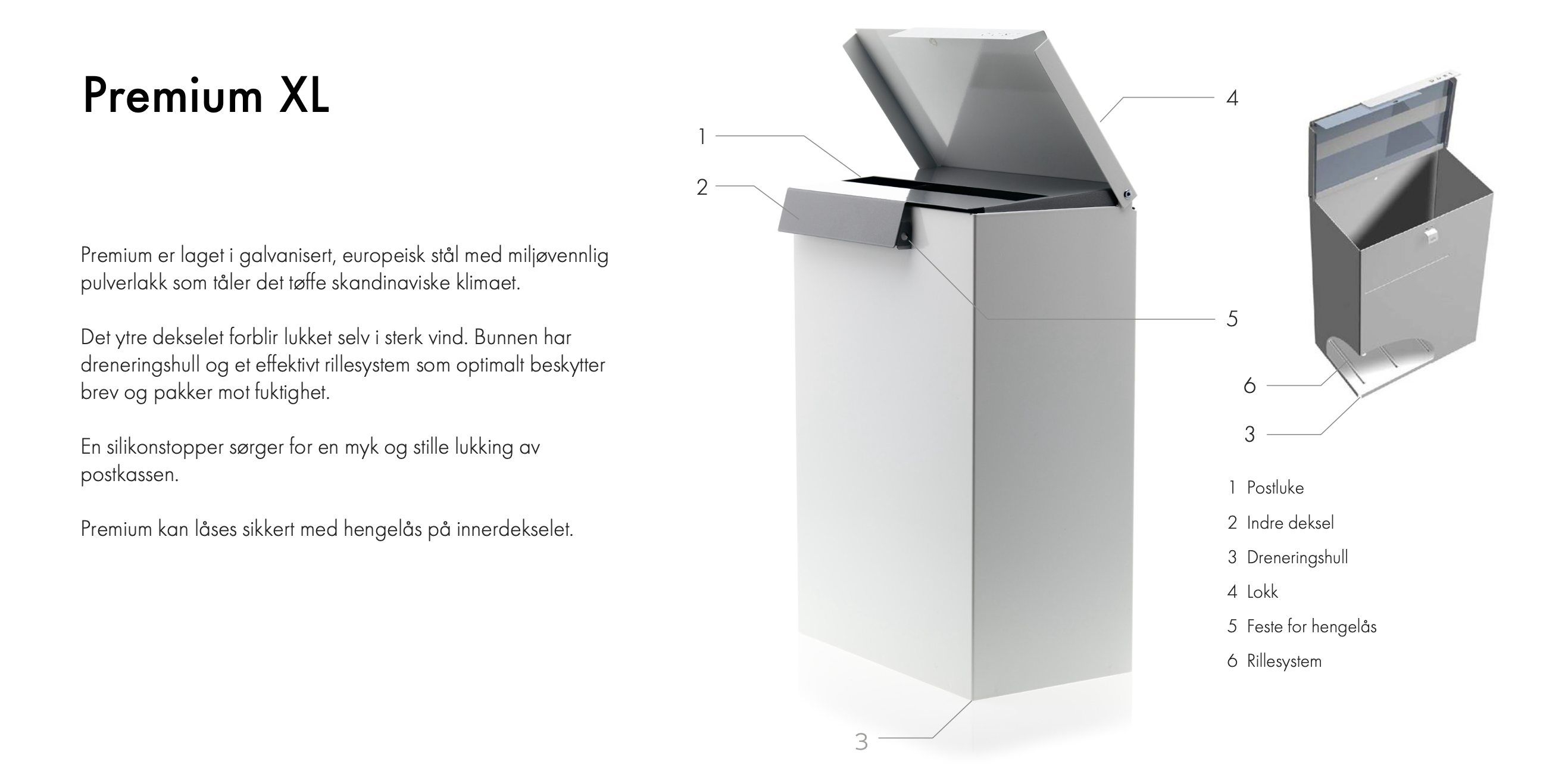 Premium XL - Beskrivelse av funksjoner