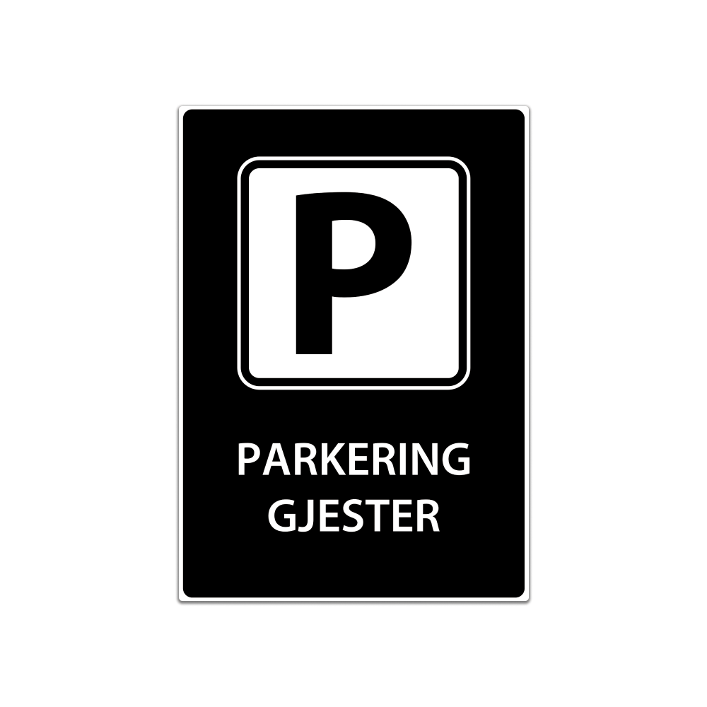 Gjesteparkering - Skilt - Skilthandelen
