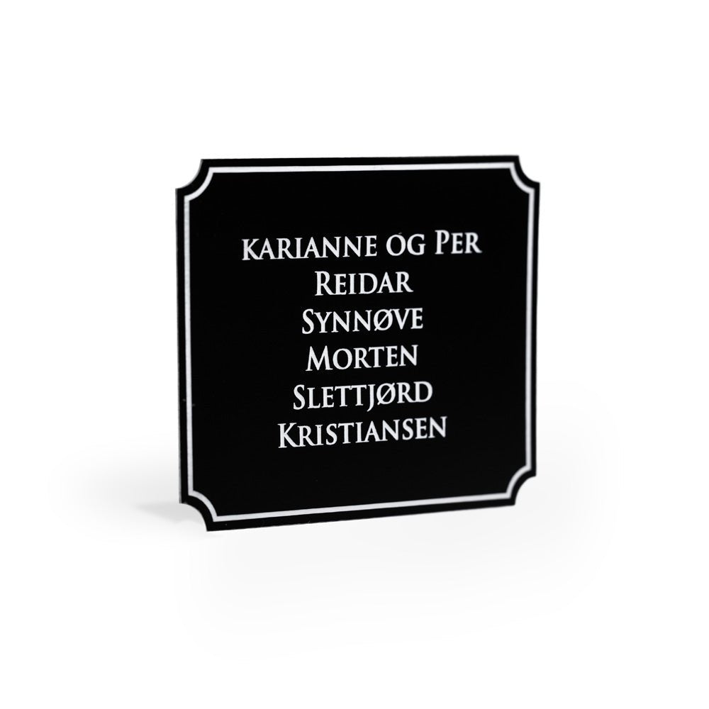Postkasseskilt - LUX - Skilthandelen